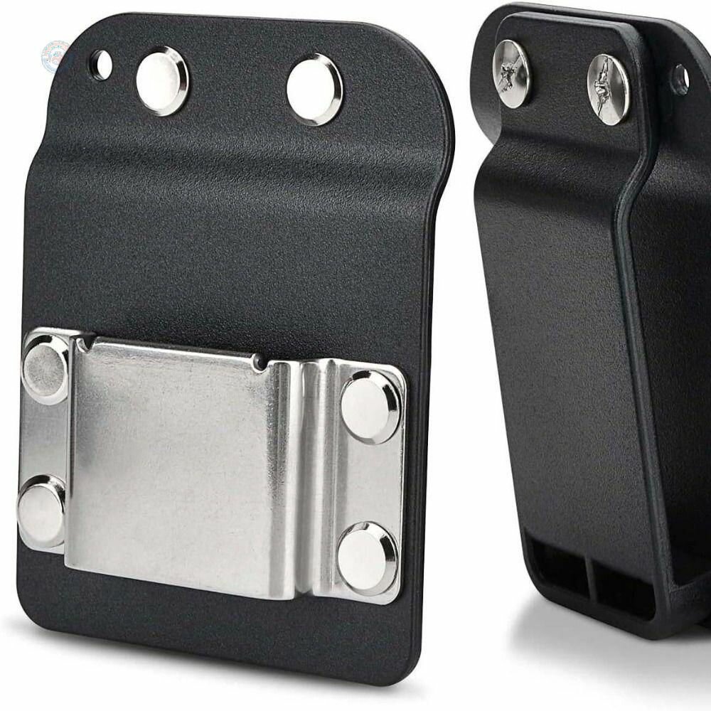 Зажим для дрели на ремень стальной держатель сверла с быстрым доступом универсальная кобура для инструмента 85x65 мм черный