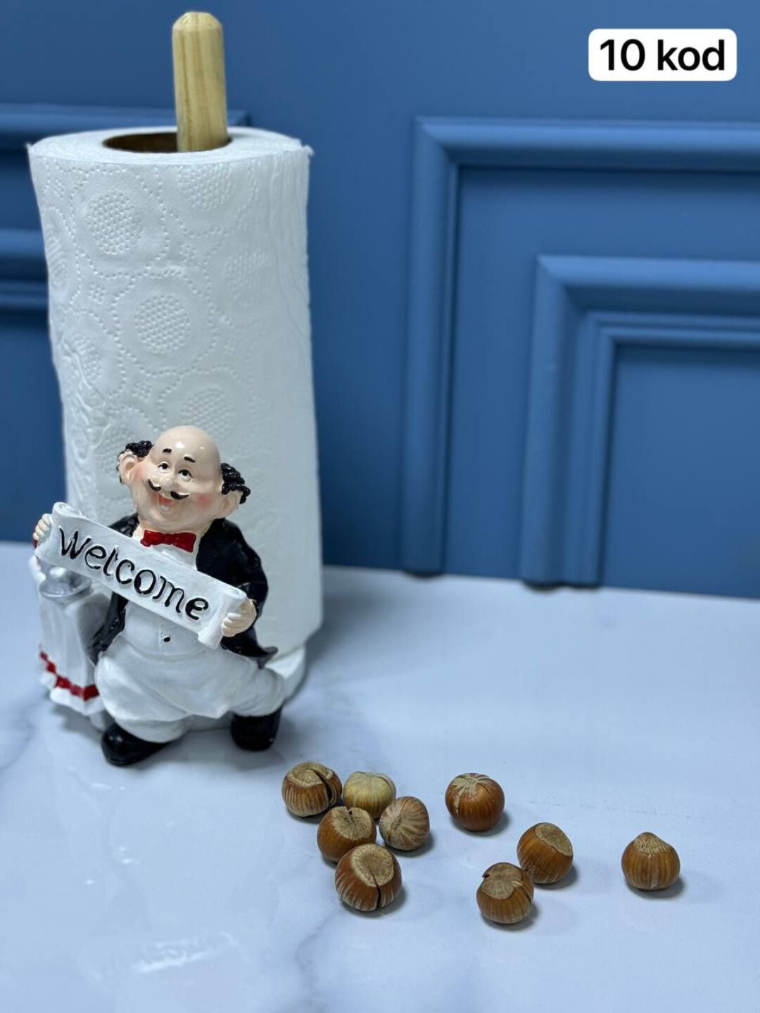 Статуэтка повара, держатель бумажных полотенец, салфеток, салфетница, декор для кухни