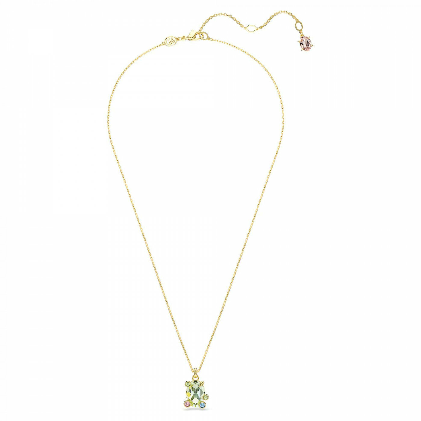 Колье SWAROVSKI, кристаллы Swarovski, Swarovski Zirconia, длина 42.49 см — фото 1