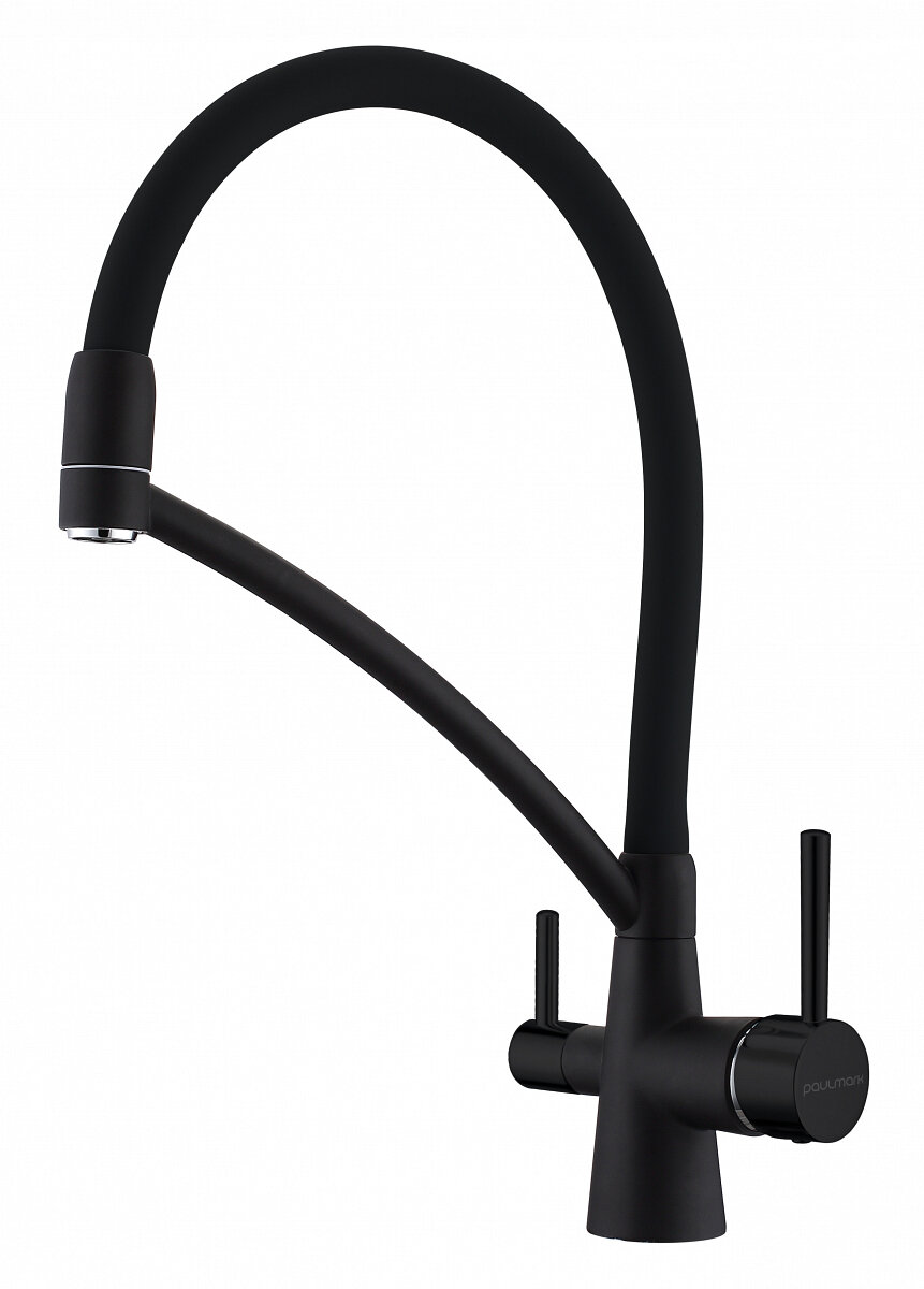 Смеситель Paulmark SIEGEN Si213111-AN антрацит с подключением к фильтру — фото 1