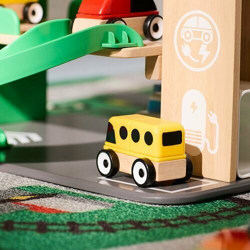 Гараж с автомобилем и вертолетом икеа LILLABO — фото 1