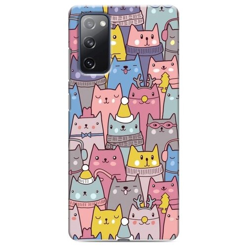 фото Дизайнерский пластиковый чехол для samsung galaxy s20 fe коты 100gadgets