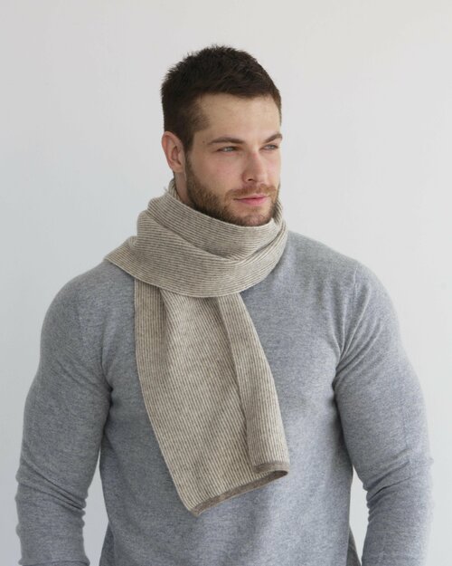 Шарф Ulzii Cashmere, серый