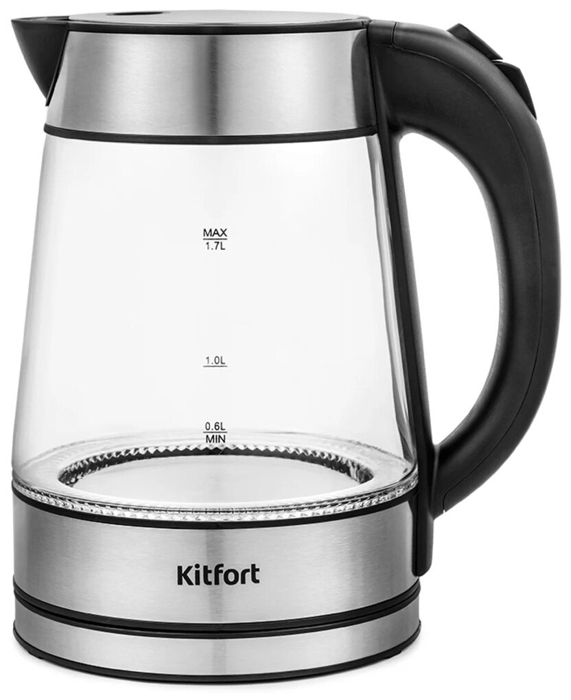 Чайник Kitfort КТ-6105, серебристый
