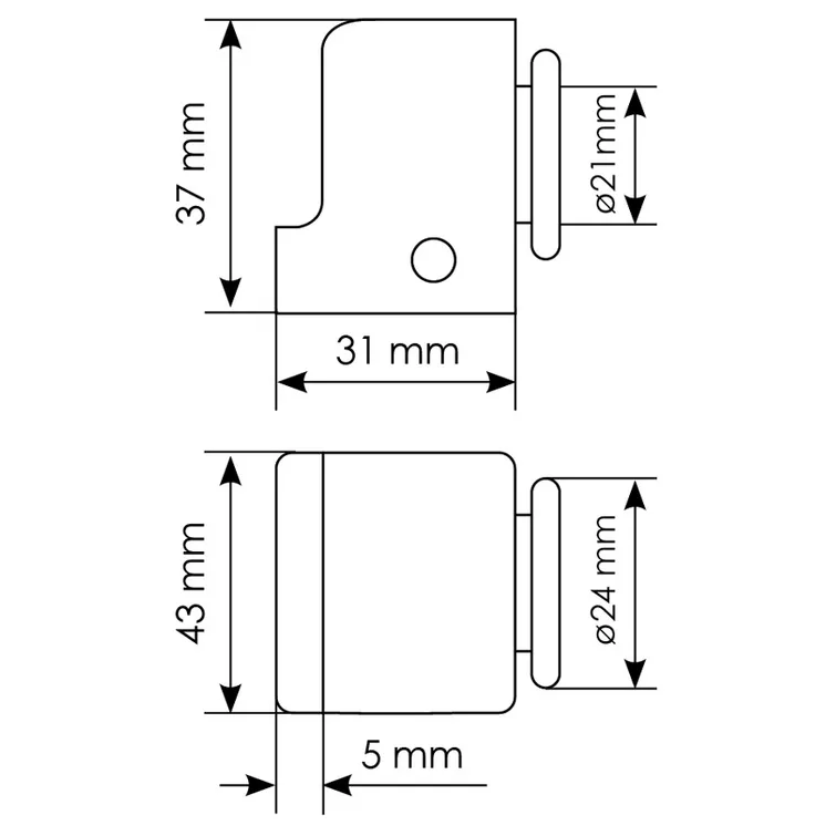 Дверной ограничитель MORELLI MDS-2 PC магнитный, цвет - хром 9011019 - фотография № 10