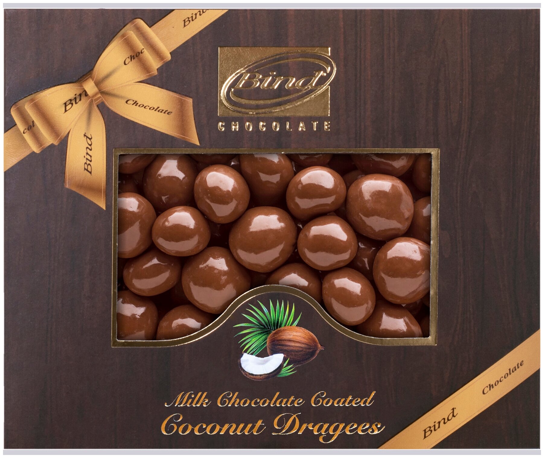 Шоколадное драже "Кокос в шоколаде", 100г. - фотография № 2