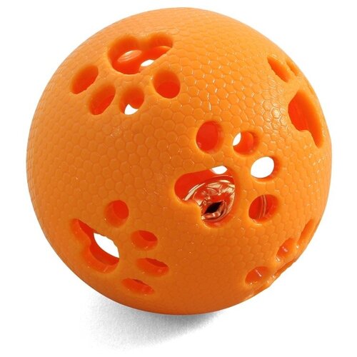 Triol игрушка для собак из термопластичной резины Мяч-лапки, d 80 мм triol aroma игрушка для собак из термопластичной резины мяч для регби 80 мм