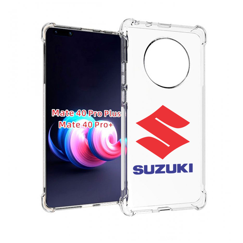 Чехол MyPads suzuki-сузуки-3 мужской для Huawei Mate 40 Pro+ Plus задняя-панель-накладка-бампер