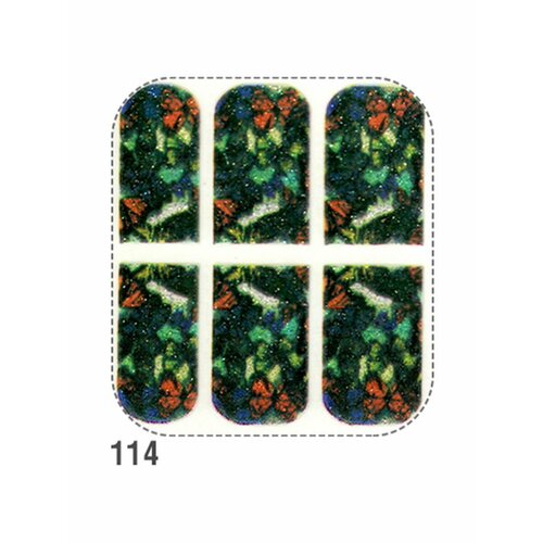 Пленки для ногтей для экспресс-маникюра на клеевой основе Effect Nails, (114), IRISK professional, Д324-01, 4680379143995