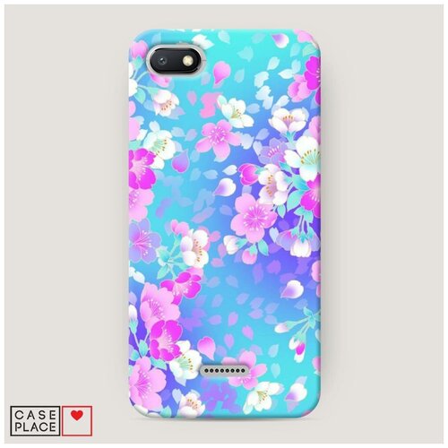 фото Чехол пластиковый xiaomi redmi 6a яблоневые цветы case place