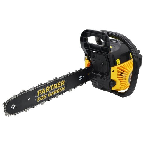 Бензиновая пила Partner for garden GS-340 1800 Вт/2.4 л.с черный/желтый