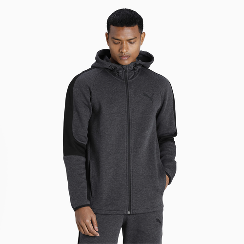 Толстовка PUMA Evostripe Full-Zip Men’s Hoodie, размер XXL, серый