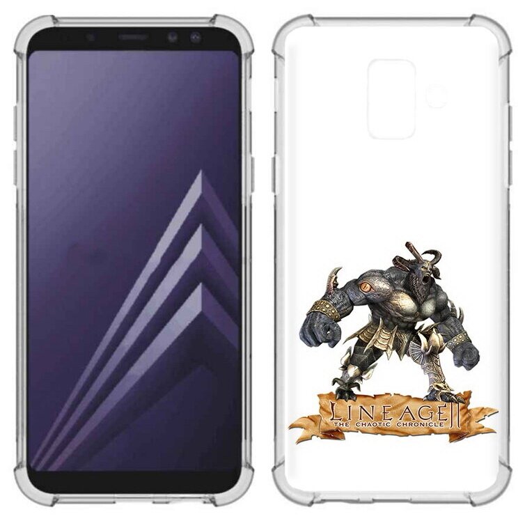Чехол задняя-панель-накладка-бампер MyPads Байлор для Samsung Galaxy A6 (2018) SM-A600F противоударный