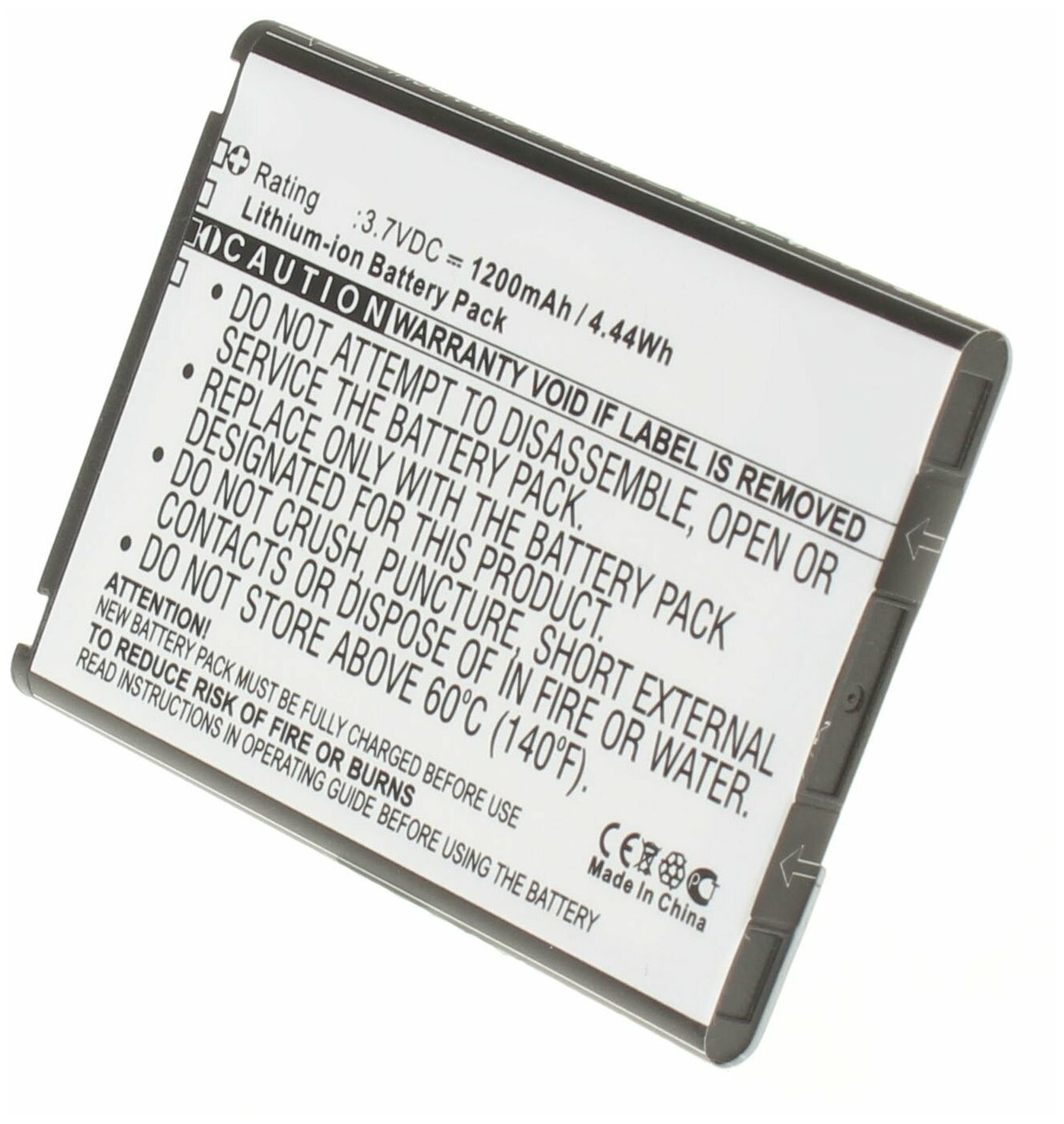 Аккумулятор iBatt iB-U3-M1020 1200mAh для LG Optimus Black, Optimus White, Optimus Net, Optimus Sol, MS840, Optimus L3 Dual,
