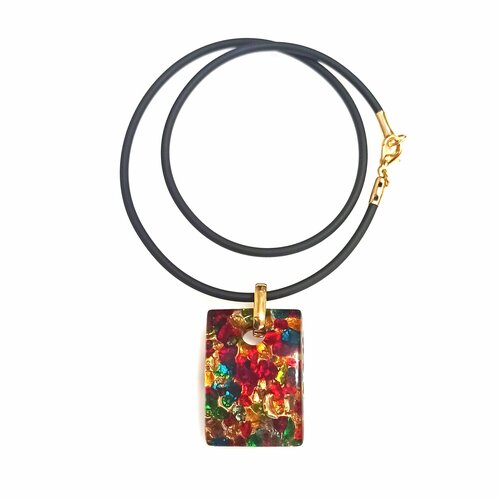 Подвеска arte di murano, муранское стекло, мультиколор