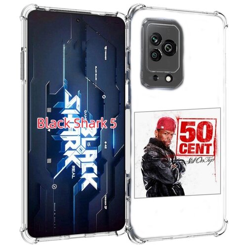 Чехол MyPads 50 Cent - Still On Top для Xiaomi Black Shark 5 задняя-панель-накладка-бампер