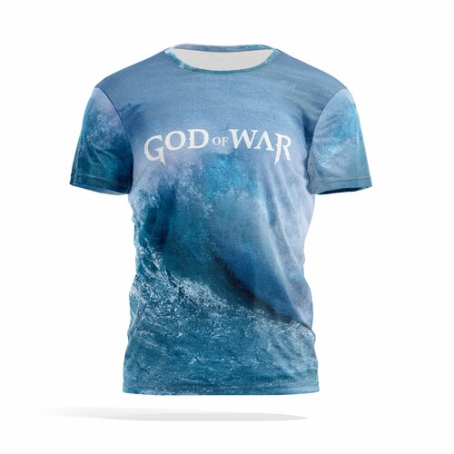 фото Футболка panin brand, размер xs, бирюзовый, серый