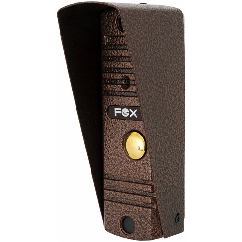 Вызывная панель для видеодомофона Fox FX-CP7 (медь) вызывная видеопанель fox fx cp27 цвет золотой