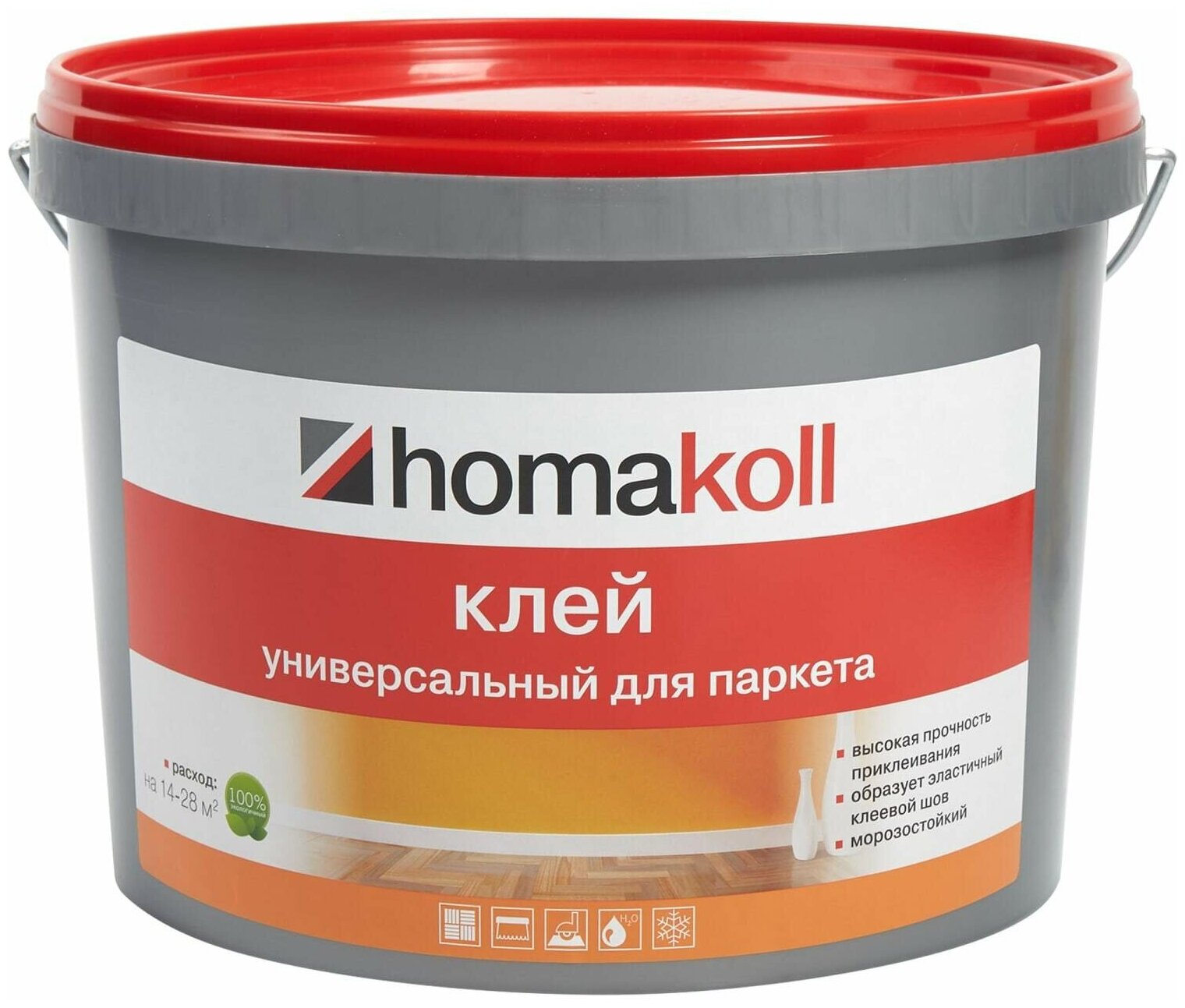 HOMAKOLL Клей водно-дисперсионный для паркета Хомакол (Homakoll) 14 кг