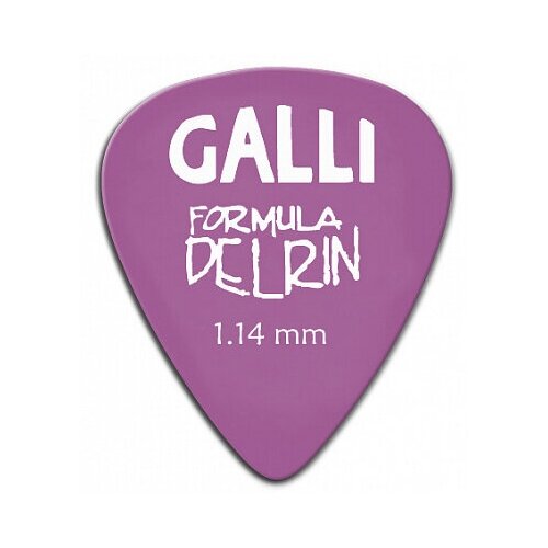 Медиатор, delrin 351, 1.14, цвет фиолетовый GALLI STRINGS D51P