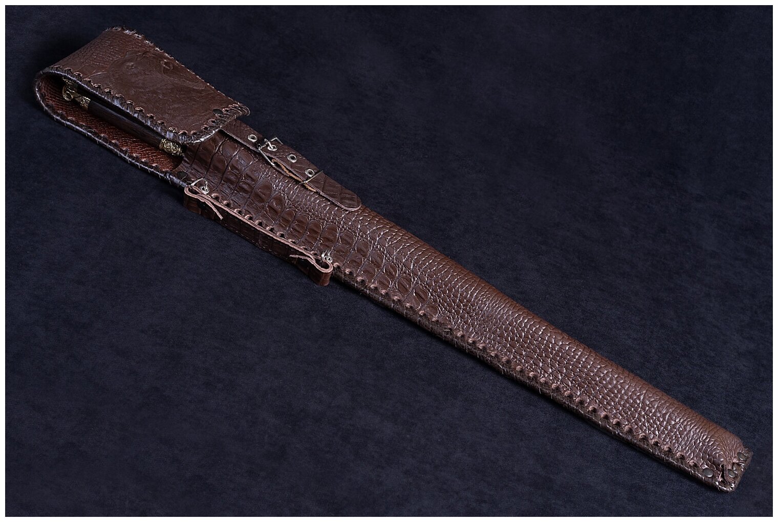 Шампура с деревянной ручкой «Звери-Венге» - Подарочный набор шампуров с чехлом - фотография № 8