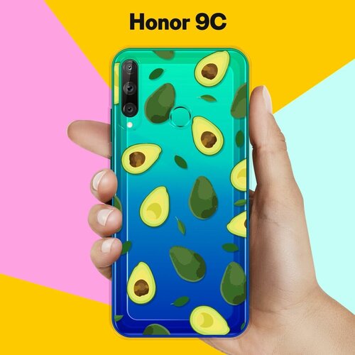 Силиконовый чехол Узор из Авокадо на Honor 9C силиконовый чехол авокадо из авокадо на honor 9c