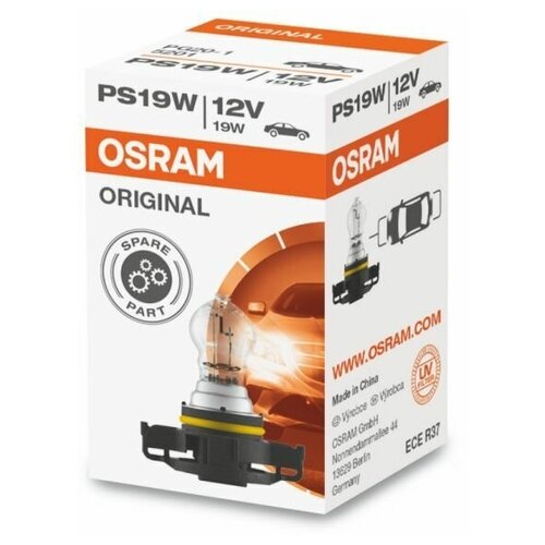 Лампа автомобильная OSRAM PS19W (PG20-1) 12V, 1шт, 5201