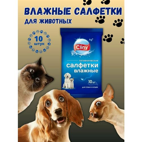Влажные салфетки для кошек и собак, гигиенические салфетки, антибактериальные