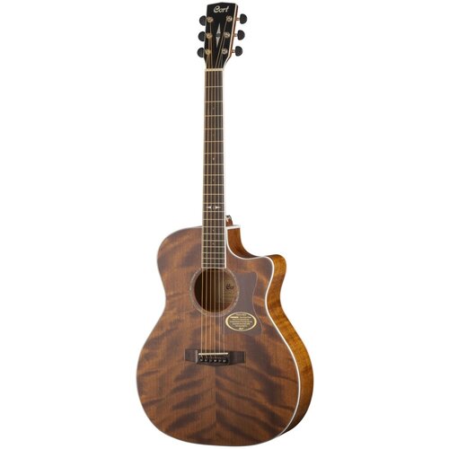 GA5F-FMH-OP Grand Regal Series Электро-акустическая гитара, цвет натуральный, Cort электроакустическая гитара cort ga5f fmh op