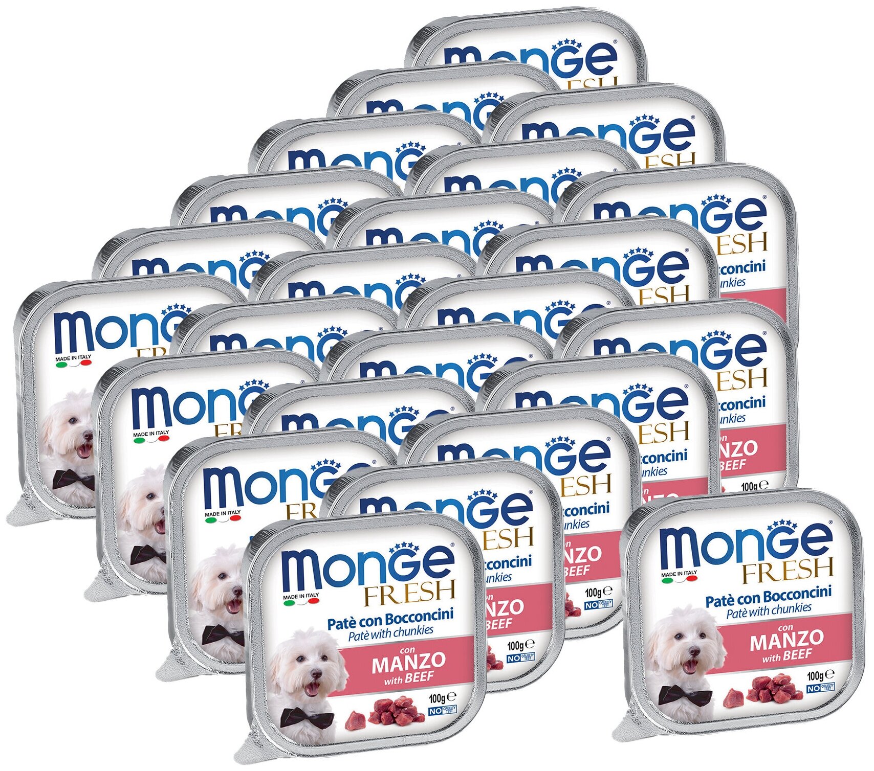     Monge Fresh PATE e BOCCONCINI con MANZO, , 24 .  100 