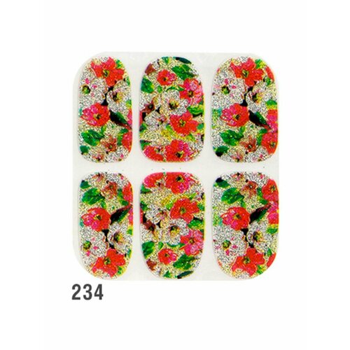 Пленки для ногтей для экспресс-маникюра на клеевой основе Effect Nails, (234), IRISK professional, Д324-01, 4680379145012