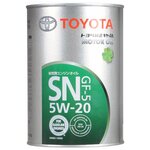Масло моторное 5W20 TOYOTA 1л синтетика SN/GF-5 (Япония) - изображение