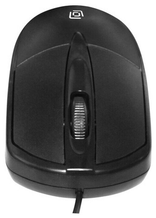 Мышь OKLICK , оптическая, проводная, USB, черный - фото №4