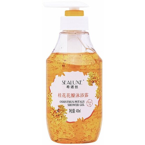 Greenleaf Гель для душа с лепестками Османтуса SEALUXE, 400 мл (с помпой)