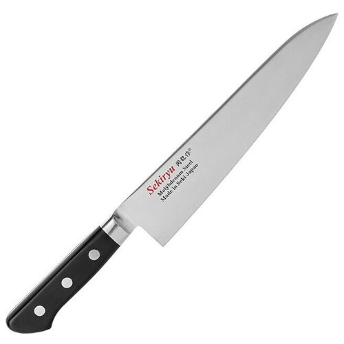 Нож кухонный «Осака» односторонняя заточк;сталь нерж.,полиоксиметилен;,L=37/24см, Sekiryu, QGY - SR-MG240