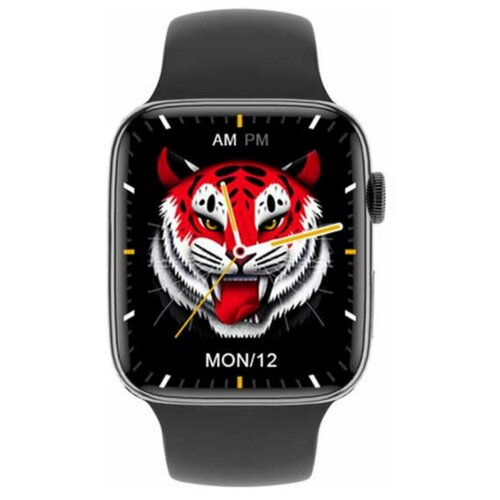 Смарт часы 7 серии DT NO1 41мм с беспроводной зарядкой голосовым помощником фитнес трекер с шагомером и датчиком кислорода в крови черный 175000₽