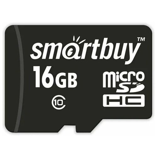 16GB MicroSD SmartBuy Class 10 без адаптера (SB16GBSDCL10-00LE)