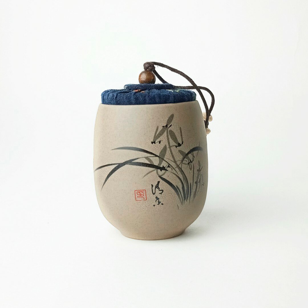 Чайница - Орхидея, керамика, 180 мл.