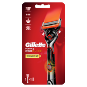 Gillette Fusion5 ProGlide Power Мужская Бритва , 1 кассета, с 5 лезвиями, с технологией FlexBall, c успокаивающими микроимпульсами