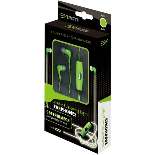 SAPFIRE SAM0906 Наушники светящиеся 35мм голубые SAPFIRE Mobile 157700₽