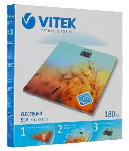 Напольные весы Vitek VT-8057 - фотография № 7