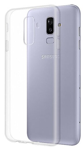 Силиконовый чехол для Samsung Galaxy J8 J810 прозрачный 1.0 мм