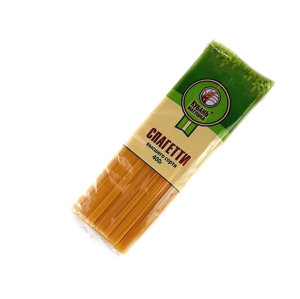 Макаронные изделия Спагетти высший сорт группа В ГОСТ "Кубань Матушка" 400 гр, 3 пачки
