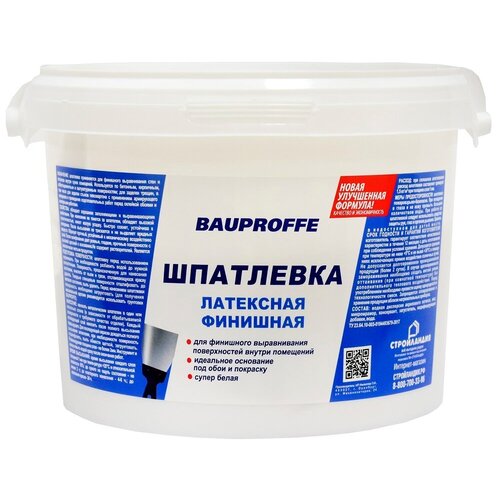 Шпатлевка латексная PROFI Финишная 15кг. (ведро) шпаклевка/обои/краска/лак/грунт