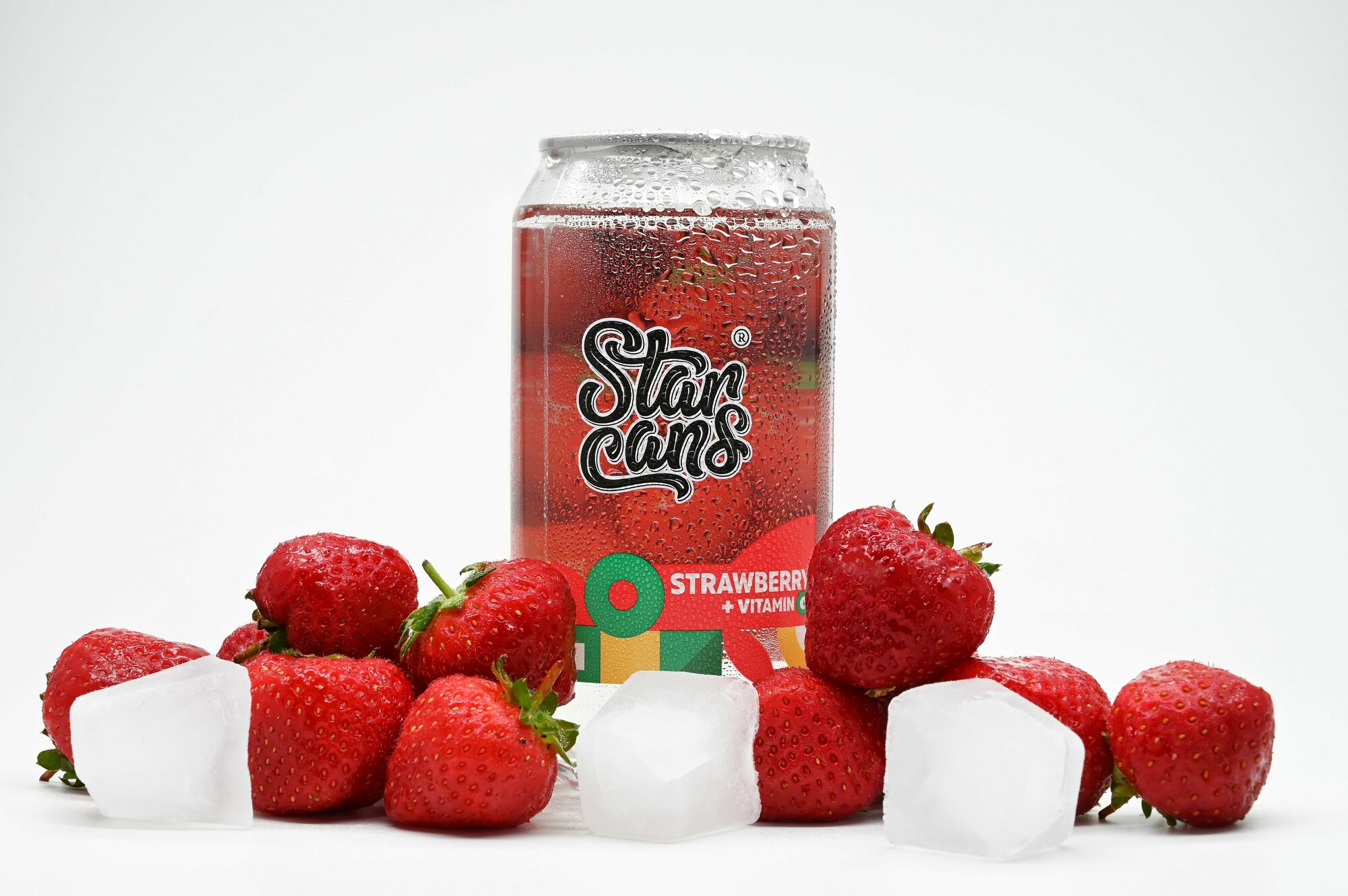 Освежающий газированный Напиток СтаркансДринкс со вкусом Клубника с витаминами 24 шт по 350 мл - фотография № 5