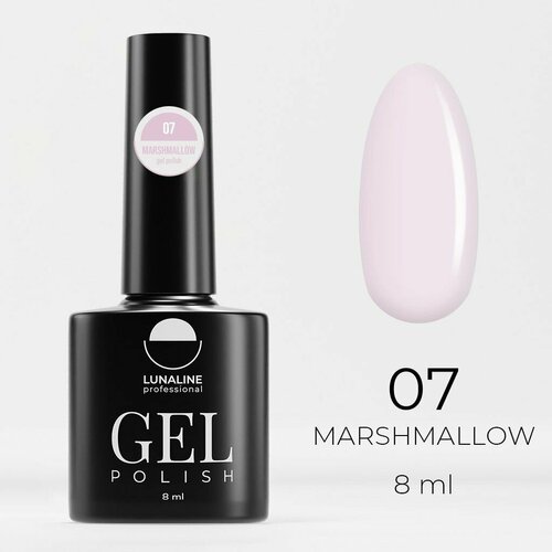 Гель-лак LunaLine Marshmallow №07 8мл qt гель лак marshmallow 006