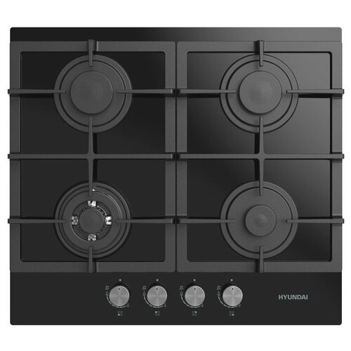 Газовая варочная поверхность Hyundai HHG 6435 BG черный 2191000₽