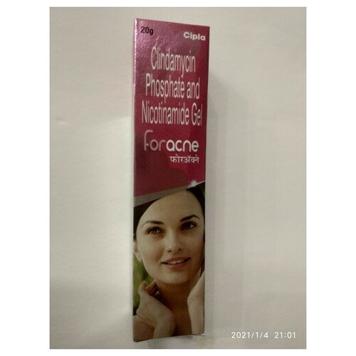 Форакне гель / Foracne Cipla, Clindamycin Phosphate Gel, 20 гр.