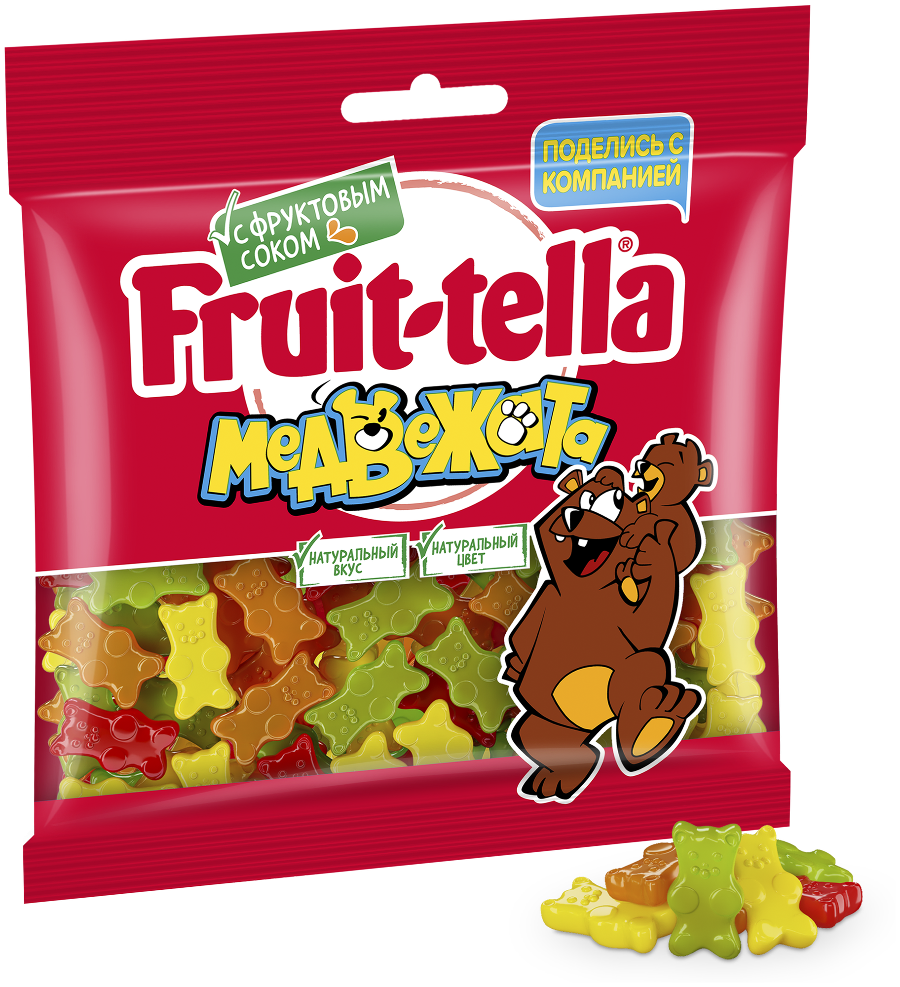 Мармелад Fruittella Медвежата ассорти 150 г