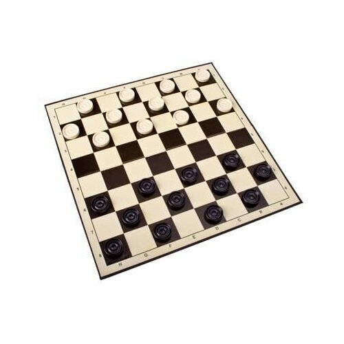 Шашки 33*33см, пластик, бумага
